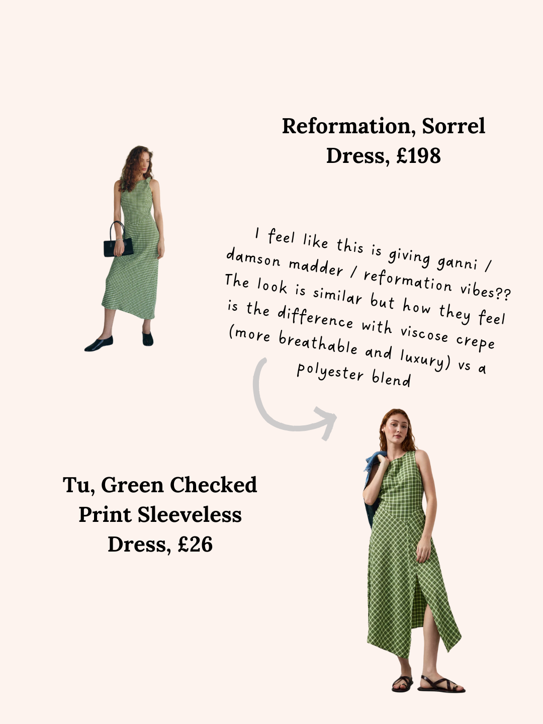 Reformation vs Tu (Sainsbury's)